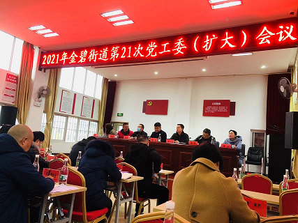 2021年金碧街道第21次党工委 （扩大）会议
