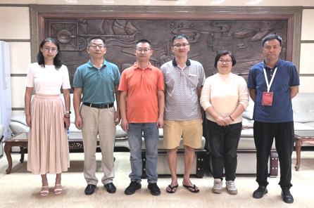 我会主要负责人拜访中国驻缅甸大使馆经商处王先忠秘书