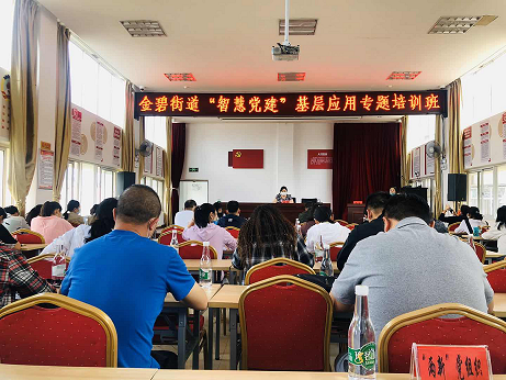 金碧街道“智慧党建”基层应用专题培训班